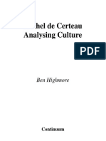 (Ben Highmore) Michel de Certeau Analysing Cultur