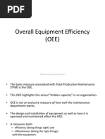 Overall Equipment Efficiency (OEE) : © Russel Timothy, Assoc - Professor