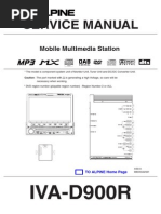 Service Manual: IVA-D900R