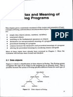 Syntax and Meaning of Prolog Programs