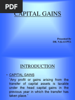 Capital Gains: Presented by Dr. N.K.Gupta