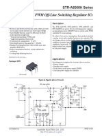 PWM Off-Line Switching Regulator Ics: Str-A6000H Series