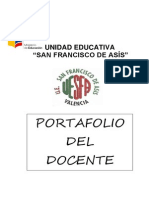 Portafolio Del Docente 2014 - 2015