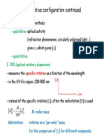 Relative Configuration Continued: - Qualitative