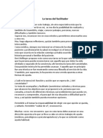 La Tarea Del Facilitador Por DR Miguel Schiavo