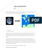 Qué Es Una Proyección Geográfica