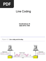 Line Coding: Unnikrishnan B Sde RTTC TVM