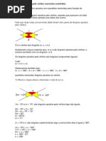 Ângulos Opostos Pelo Vértice Exercícios Resolvidos