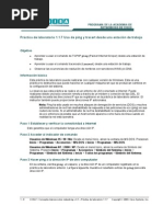 1.1.6 Diagnóstico de Problemas Básicos de Red