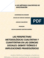 Las Perspectivas Metodológicas Cualitativa y Cuantitativa en Las