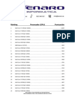 Ranking Procesadores