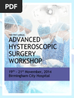 Advanced Hysteroscopic Surgical Course