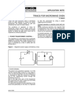 Triacs For Microwave Oven