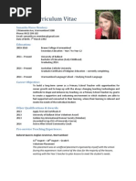 CV - Samantha Membery