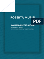 Avaliação Institucional - Roberta Muriel