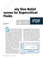 PSV For Super Critical Fluid