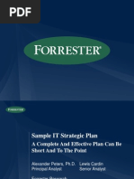 Template Strategic Plan - Sample It Strategic Plan