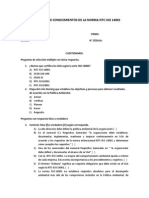 Evaluación Conocimientos Ntc-Iso 14001