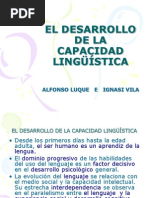 1 El Desarrollo de La Capacidad Lingüística