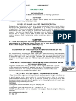 Baume Scale: Pure Water 15 (W/W) % Nacl Calibration of A Heavierthan-Water Hydrometer Onthe Baumé Scale