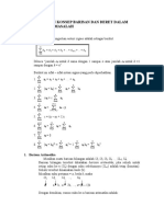 Rumus Matematika Barisan Deret