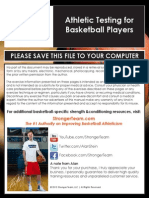 Athletic Testing For Basketball Players