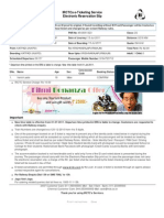 Irctcs E-Ticketing Service Electronic Reservation Slip