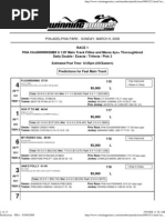 Race 1 PHA Clm5000NW26MX 6 1/2F Main Track Fillies and Mares 4yo+ Thoroughbred Daily Double / Exacta / Trifecta / Pick 3