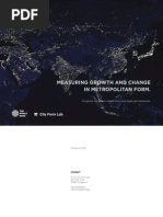 Measuring Growth and Change in Metropolitan Form