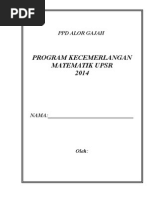 Program Kecemerlangan Matematik Upsr 2014: PPD Alor Gajah