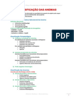 Classificação Das Anemias e Metabolismo Do Ferro (Resumo)