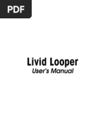 Livid Looper: User's Manual