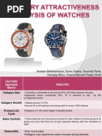 Category Attractiveness Analysis of Watches