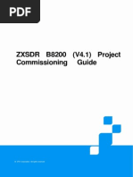 6.ZXSDR B8200 (V4.1) Commissioning Guide 109p