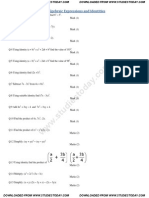 Algebraic Expressions and Identities Assignment 10