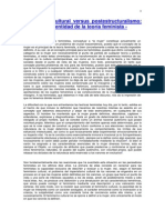 Alcoff. Feminismo Cultural Versus Postestructuralismo. La Crisis de La Identidad en La Teoría Feminista