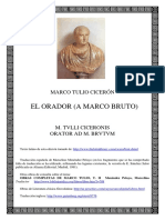 Ciceron Marco Tulio - El Orador - A Marco Bruto (Bilingue)