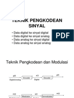 Teknik Pengkodean Sinyal