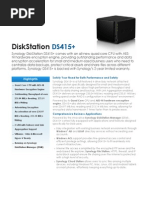 Synology DS415 Data Sheet Enu