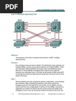 CCNP3 Lab 3 4 en Multiple Spanning Tree