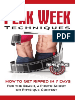 Peak Week Techniques