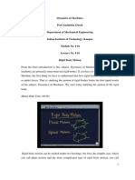 Dynamics of Machines