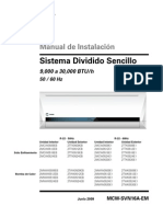 Catalogo Tecnico 2mww - 2mcw 1 - 2.5 TR Seer 10