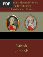 Military - British Army - His Majesty's Officers 1730 - 1785