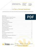 101 Ways To Use A Virtual Assistant