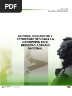 Procedimiento Inscripcion Registro Agrario