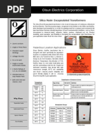 Olsun Electrics Corporation: Silica Resin Encapsulated Transformers