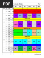 2D Schedule 