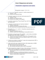 Geometric Sequences & Series