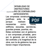 Contabilidad de Constructoras